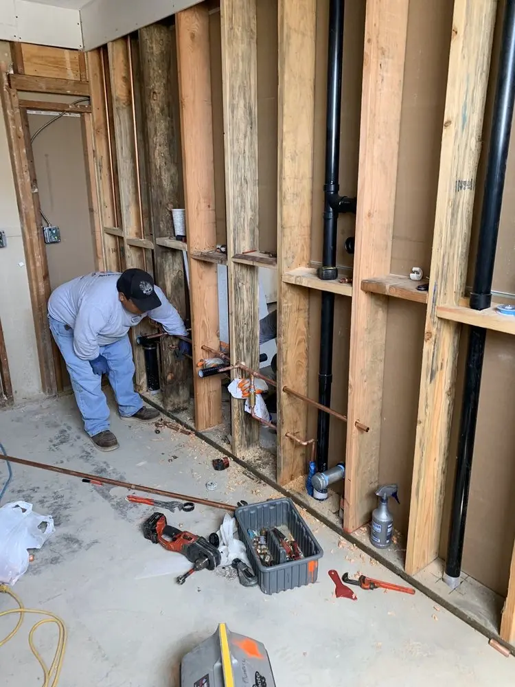 Commercial rough-in plumbing for Gas Line Repair in Oak Hills